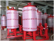 Tanque de pressão de aço inoxidável do abastecimento de água de 304/316 diafragmas com tratamento de lustro