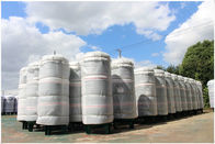Tanque de armazenamento do ar comprimido do álcool etílico/CNG, tanque de terra arrendada do compressor de ar da espessura de 8mm